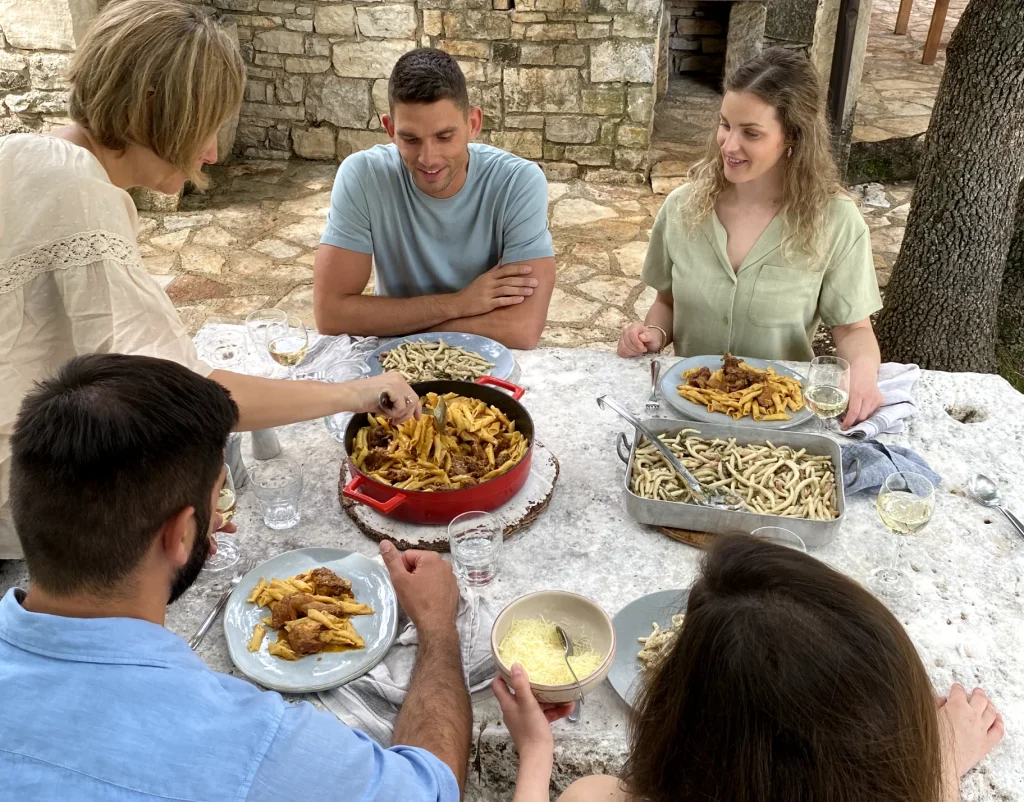 Istria dinner table